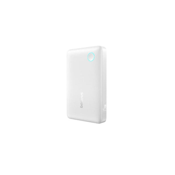 Power Bank  Os-Baseus Enerfill Fp11 10000mah 15w Moon White (Includes Simple Type-C To Type-C Cable 20v/3a 30cm White)