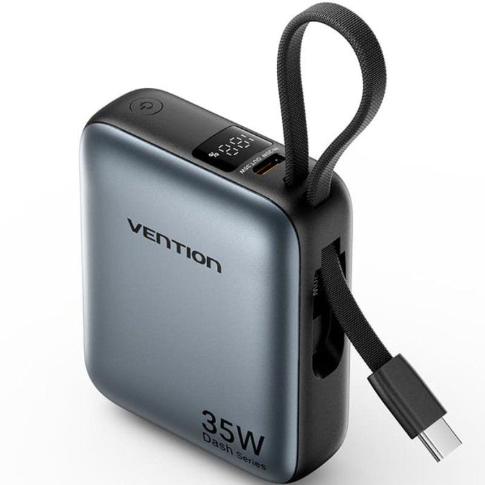Powerbank 10000mah Vention Fhfh0 35w Gris