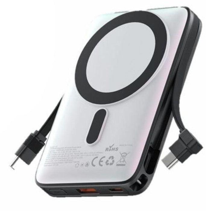 Powerbank 10000mah Vention I16w0 22.5w Wireless Blanca