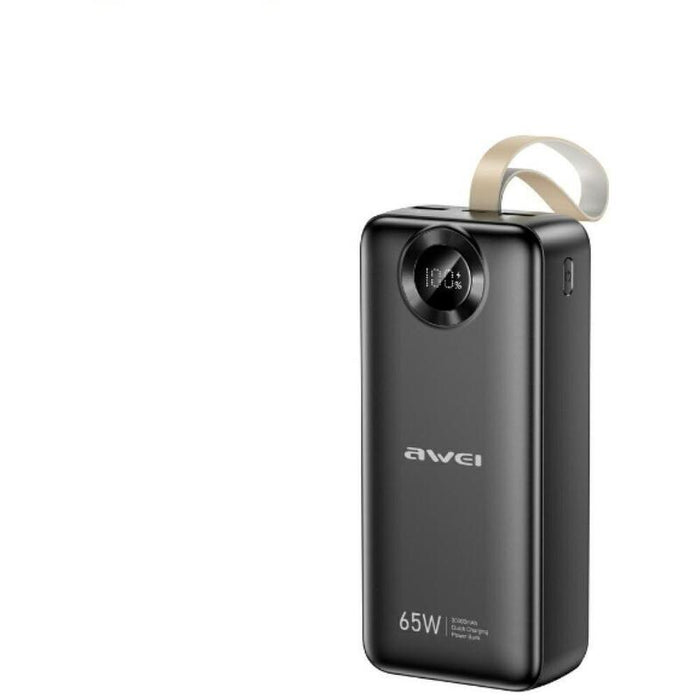 Powerbank Awei Pa-34 30000mah 65w Fast Charging Negro