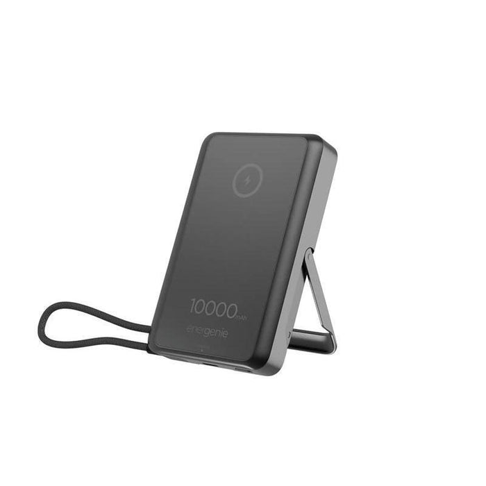 Powerbank Gembird 15 W Magnetic Wireless  With Integrated Stand 10000 Mah Black