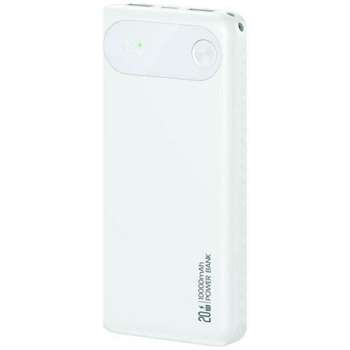 Powerbank Pb80 10000mah 20w Pd 2xusb-A + Usb-C Bialy
