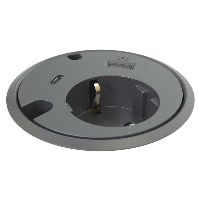 Powerdot - 1 Power 1 Usb/A Ch  1 Usb/C Port 2 Feed-Throughs,