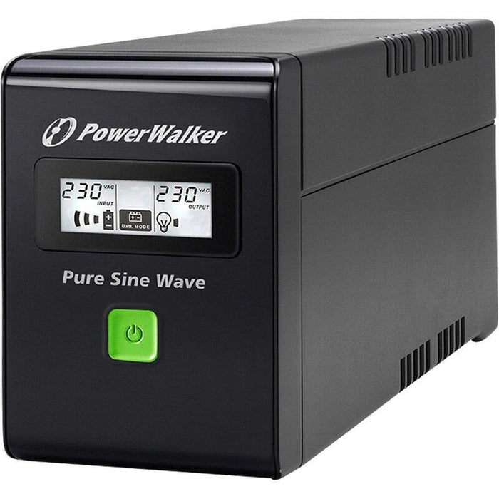 Powerwalker Vi 800 Sw Iec Ups Line-Interactive 800va 3x Iec C13 Pure Sine Rj11 Rj45 Usb Lcd