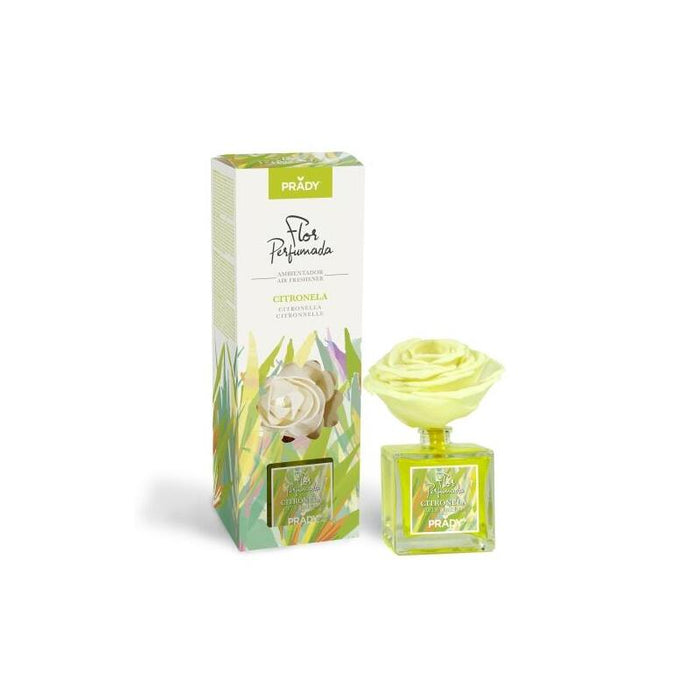 Prady Ambientador Flor Perfumada Citronela - Frasco De Cristal 90ml