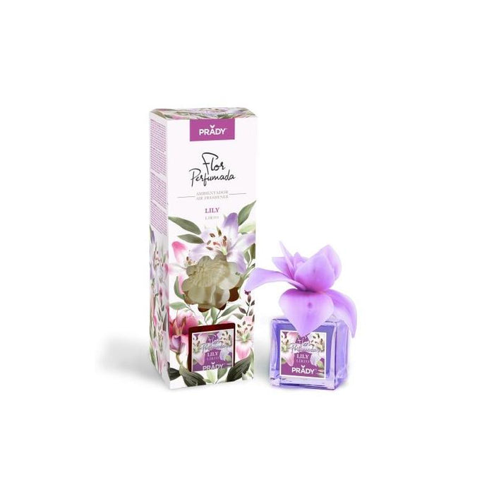 Prady Ambientador Flor Perfumada Lily - Frasco De Cristal 90ml