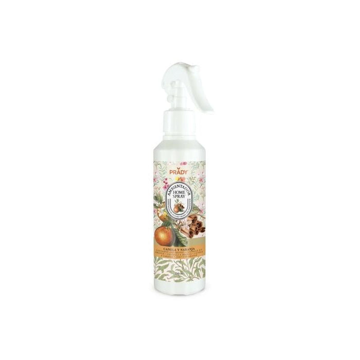 Prady Ambientador Home Spray Canela Y Naranja - Frasco De 220 Ml - Spray Pulverizador