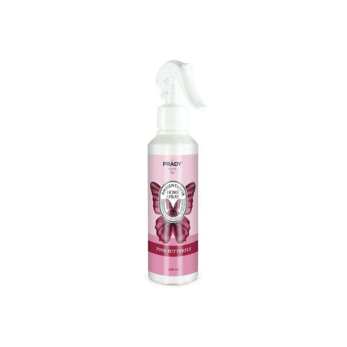 Prady Ambientador Home Spray Pink Butterfly - Frasco De 220 Ml - Spray Pulverizador