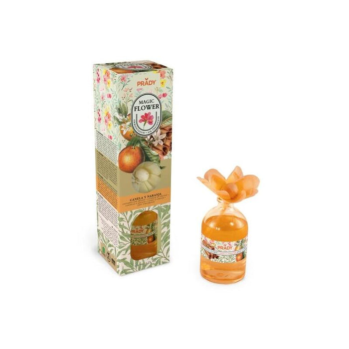 Prady Ambientador Magic Flower Canela Y Naranja - Frasco De Cristal 100ml
