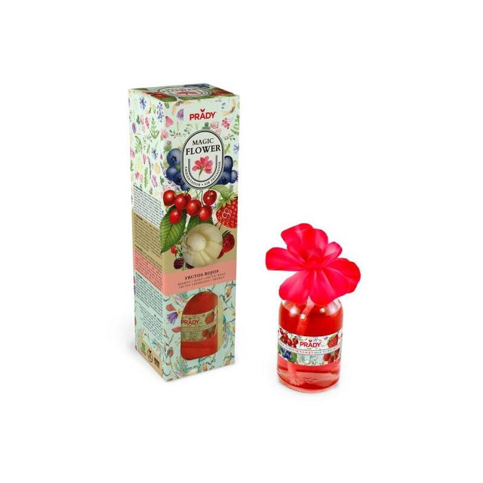 Prady Ambientador Magic Flower Frutos Rojos - Frasco De Cristal 100ml