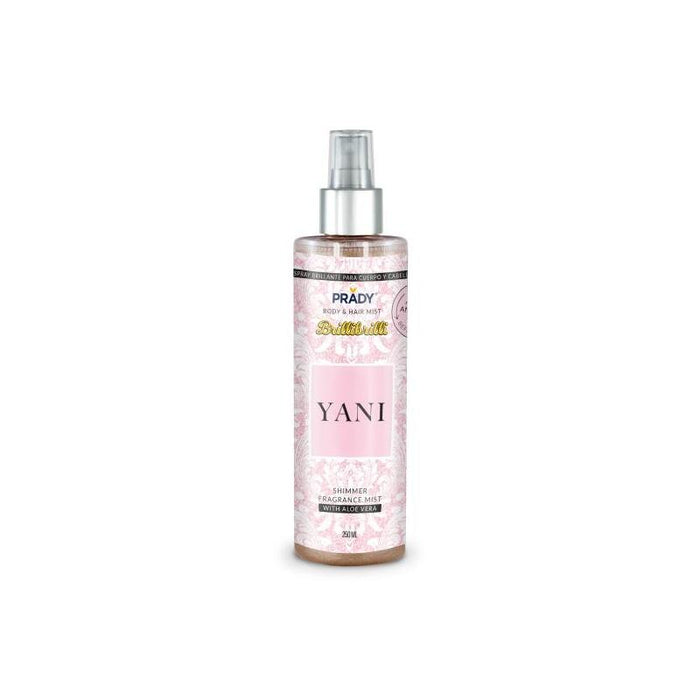 Prady Brilli Brilli Body & Hair Mist Yani - Frasco De 250 Ml - Spray Pulverizador
