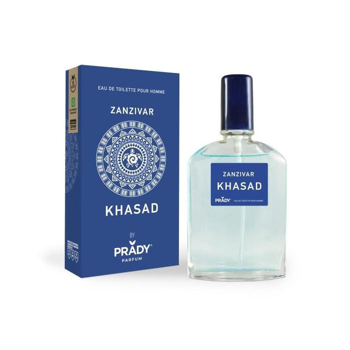 Prady Colonia De Hombre Khasad Zanzibar - Frasco De 90 Ml - Spray Pulverizador