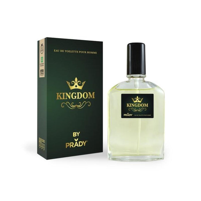 Prady Colonia De Hombre Kingdom - Frasco De 90 Ml - Spray Pulverizador