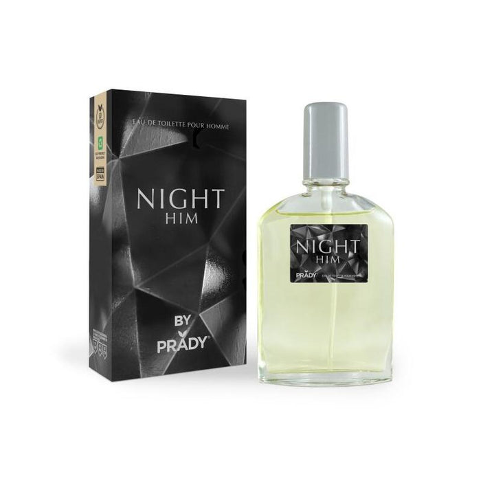 Prady Colonia De Hombre Night Him - Frasco De 90 Ml - Spray Pulverizador