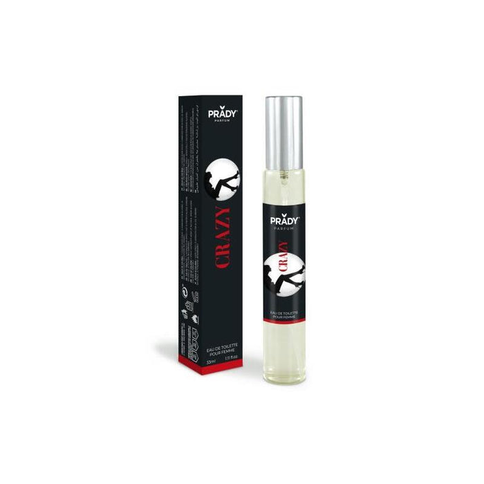 Prady Colonia De Mujer Crazy - Frasco De 33 Ml - Spray Pulverizador