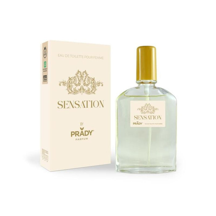 Prady Colonia De Mujer Sensation - Frasco De 90 Ml - Spray Pulverizador