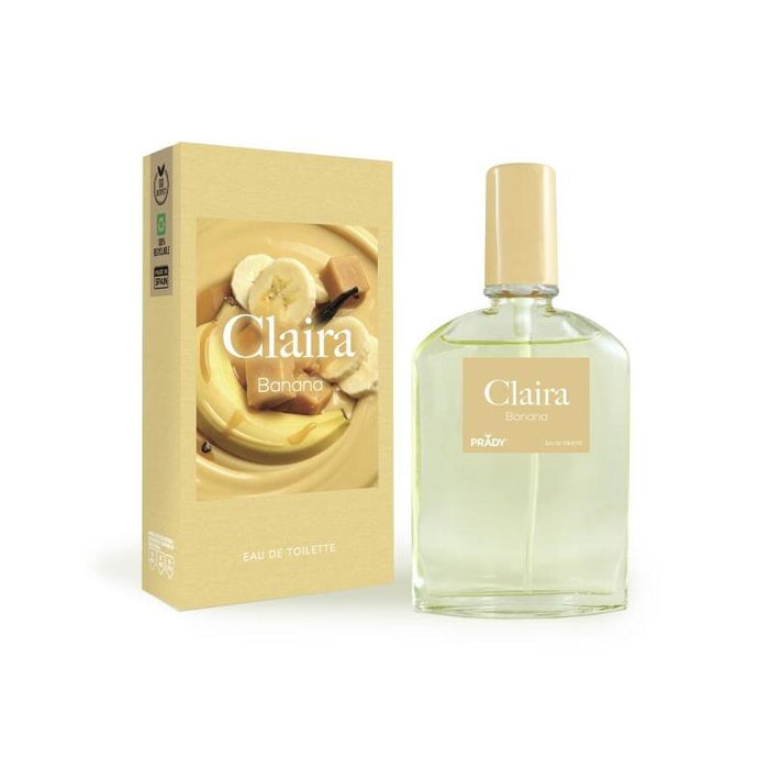 Prady Colonia Unisex Claira Banana - Frasco De 90 Ml - Spray Pulverizador