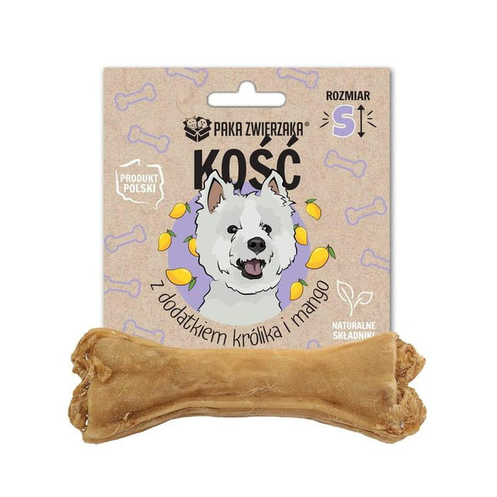 Premio Para Perros Paka Zwierzaka Bone With Rabbit And Mango S 10 Cm  35g