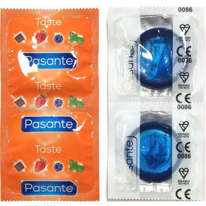 Preservativo Pasante  Sabor Arandano Bolsa 144 Unidades