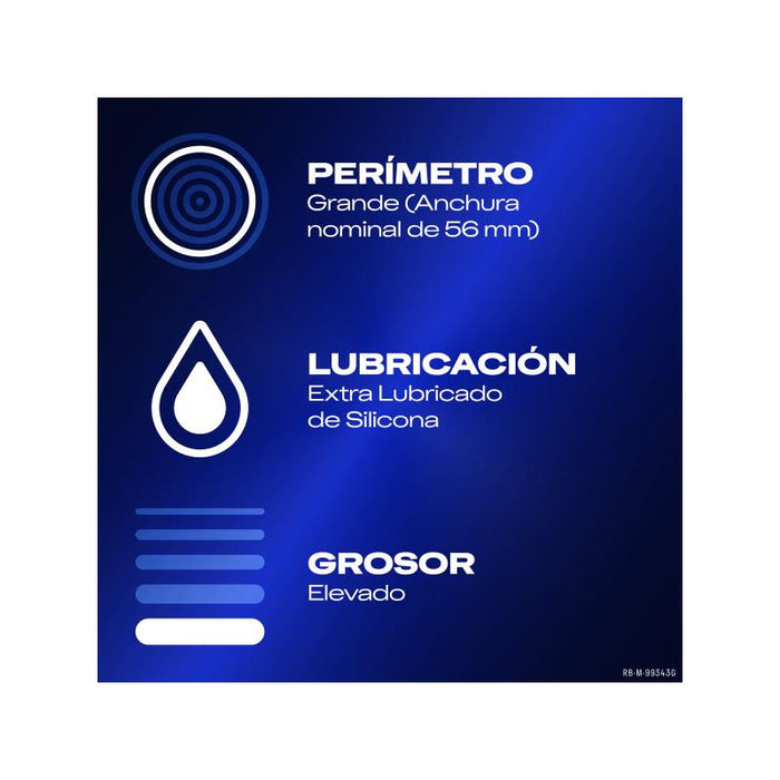 Durex - Perfect Connection Extra Lubricacion Silicona 10 Unidades