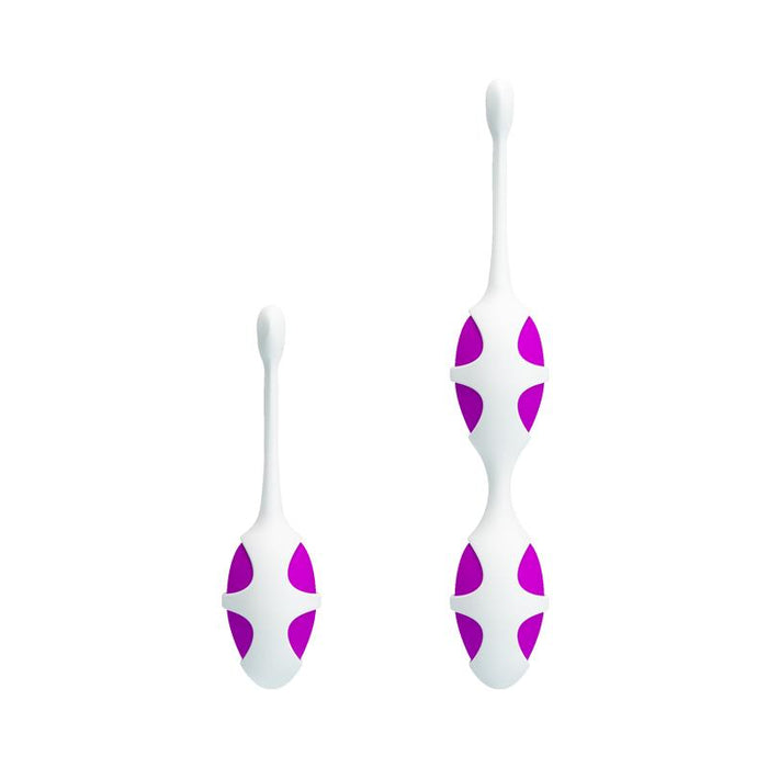 Pretty Love Bolas Ovaladas Kegel Color Púrpura