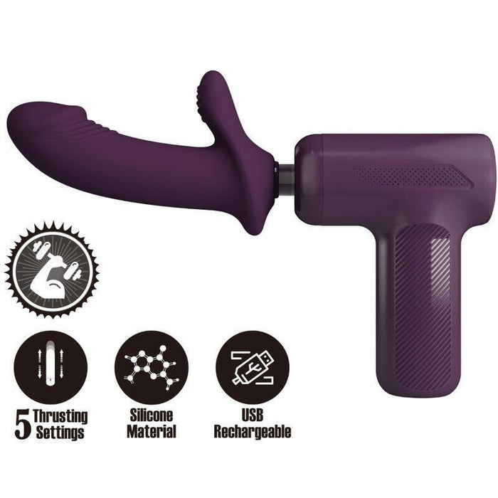 Pretty Love - Dj Scholar Masajeador 5 Configuraciones Morado