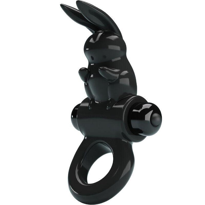 Pretty Love - Exciting Ring Anillo Vibrador Rabbit 10 Vibraciones Negro