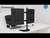 EAN 8717371445393 - Neomounts NM-D335D4BLACK soporte para monitor 68,6 cm (27") Escritorio Negro