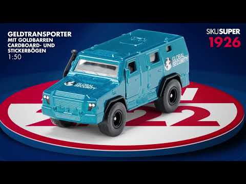 EAN 4006874019267 - Siku Money transporter Modelo a escala de camión de transporte pesado Previamente montado 1:50