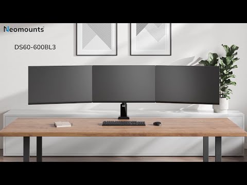 EAN 8717371446895 - Neomounts DS60-600BL3 soporte para monitor 68,6 cm (27") Escritorio Negro