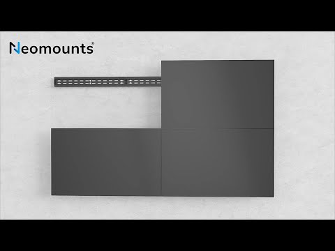 EAN 8717371444419 - Neomounts LED-VW1000BLACK soporte para pantalla de señalización 190,5 cm (75") Negro