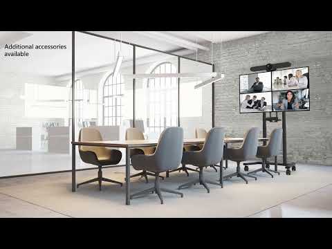 EAN 8717371449711 - Neomounts FL55-875BL1 mueble y soporte para dispositivo multimedia Negro Soporte de suelo fijo