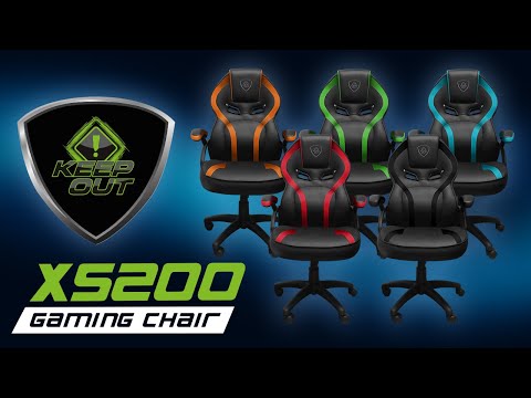 EAN 8435099528173 - KeepOut XS200 Silla para videojuegos universal Asiento acolchado Negro, Rojo