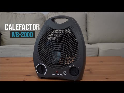EAN 8426156018614 - Grunkel WB-2000 calefactor eléctrico Interior Negro 2000 W Ventilador eléctrico