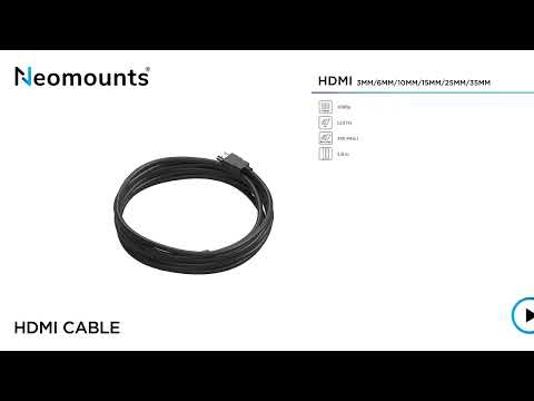 EAN 8717371442743 - Neomounts HDMI35MM cable HDMI 10 m HDMI tipo A (Estándar) Negro