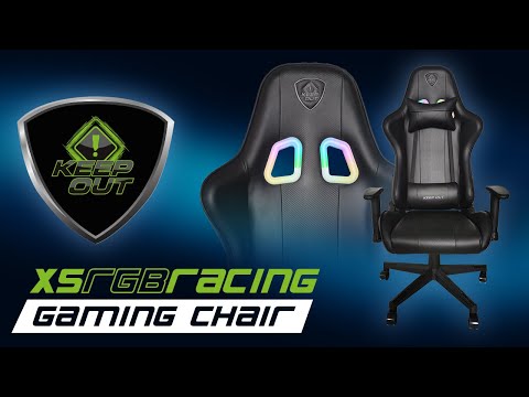 EAN 8435099529057 - KeepOut XSRGB-RACING silla para videojuegos Silla para videojuegos universal Asiento acolchado Negro
