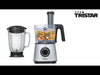 EAN 8713016085436 - Tristar MX-4823 robot de cocina 600 W 1,5 L Negro, Acero inoxidable, Transparente