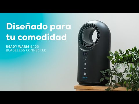 EAN 8435484053716 - Cecotec ReadyWarm 8400 Bladeless Connected Interior Negro 1500 W Ventilador eléctrico