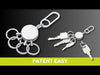 EAN 4024023271342 - TROIKA PATENT EASY Llavero de anilla Plata
