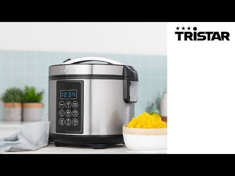 EAN 8713016090966 - Tristar RK-6132 olla multi-cocción 1,5 L 500 W Negro, Acero inoxidable
