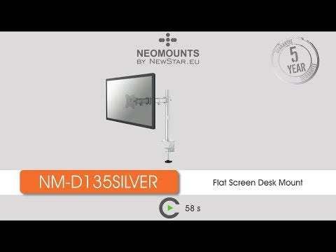 EAN 8717371445249 - Neomounts NM-D135SILVER soporte para monitor 76,2 cm (30") Escritorio Plata