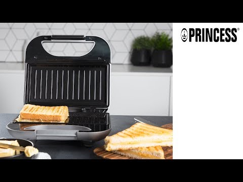 EAN 8713016082497 - Princess 127003 sandwichera 750 W Negro, Plata