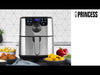 EAN 8713016091123 - Princess 182037 Sencillo 4,5 L Independiente 1500 W Freidora de aire caliente Plata