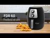 EAN 8435568403413 - Orbegozo FDR 60 freidora Sencillo 4 L 1500 W Freidora de aire caliente Negro