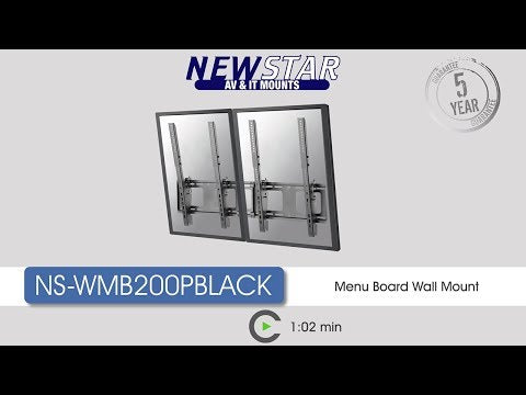 EAN 8717371447366 - Neomounts NS-WMB200PBLACK soporte para pantalla de señalización 132,1 cm (52") Negro