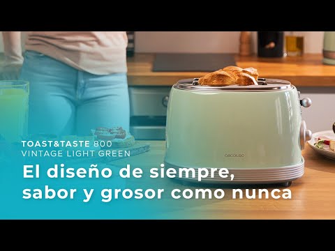 EAN 8435484032094 - Cecotec Vintage 800 6 2 rebanada(s) 850 W Verde