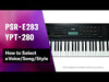 EAN 4957812692847 - Yamaha PSR-E283 teclado MIDI 61 llaves Negro, Blanco