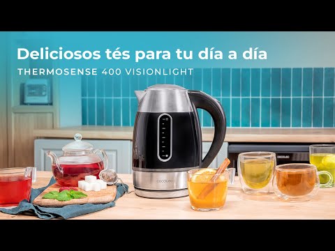 EAN 8435484014496 - Cecotec Thermosense 400 VisionLight tetera eléctrica 1,7 L 2200 W Negro, Plata