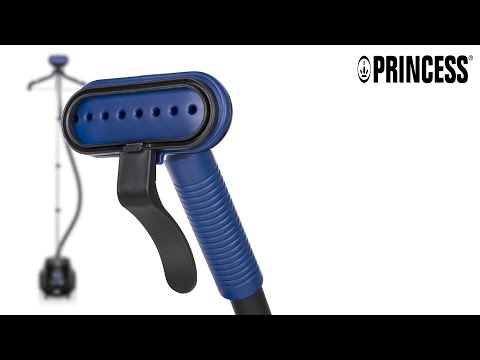 EAN 8713016080387 - Princess 332848 Vaporizador erguido de prendas 1,5 L 1800 W Negro, Azul