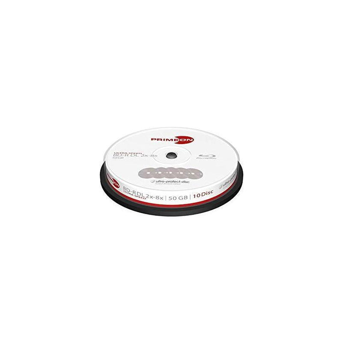 Primeon Bd-R Dl 50gb/2-8x, Ultra Speed, Bobina (10 Discos)